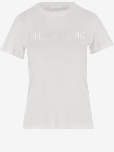 HELMUT LANG HELMUT LANG COTTON T SHIRT WITH LOGO