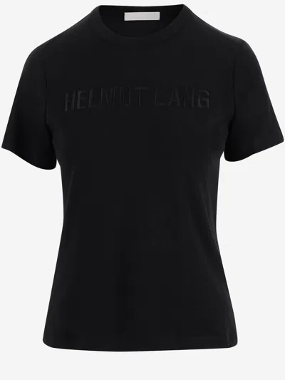 HELMUT LANG COTTON T-SHIRT WITH LOGO