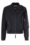 Helmut Lang Cotton Blend Bomber Jacket