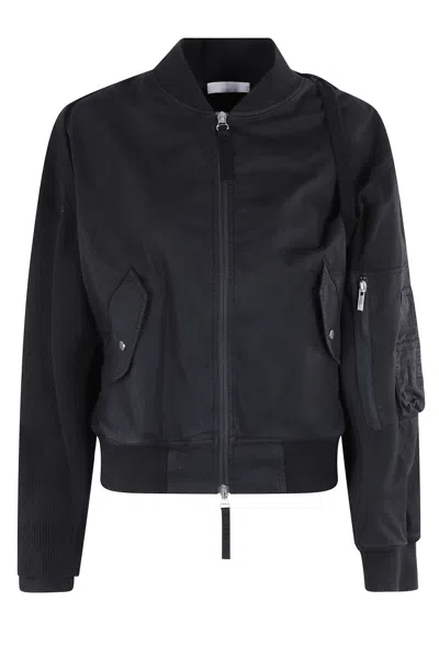 HELMUT LANG COTTON TWILL BOMBER JACKET