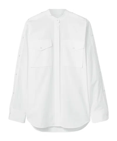 Helmut Lang Cotton-poplin Shirt In White