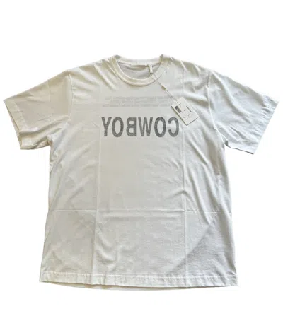 Pre-owned Helmut Lang Cowboy Aw23 Re-edition Tee In White