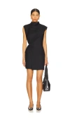 Helmut Lang Wrap-effect Wool Mini Blazer Dress