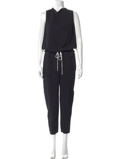 Pre-owned Helmut Lang Cowl Neck Jumpsuit In Black