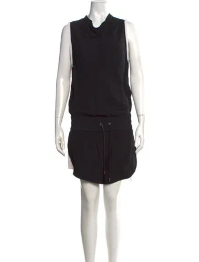 Pre-owned Helmut Lang Cowl Neck Jumpsuit In Black