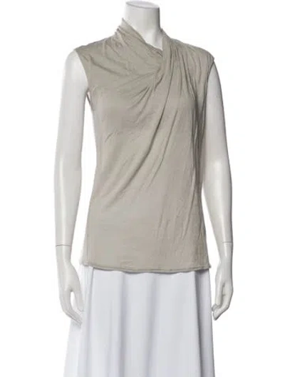 Pre-owned Helmut Lang Cowl Neck Sleeveless Top In Multi