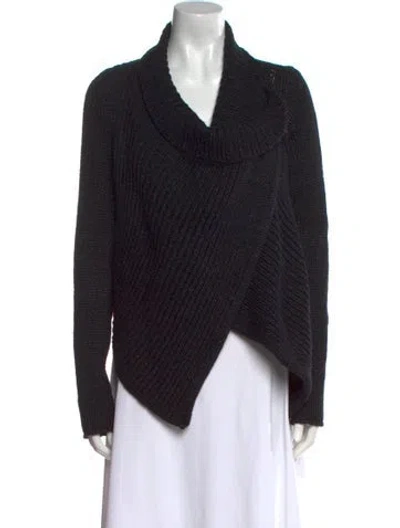 Pre-owned Helmut Lang Cowl Neck Sweater In Black
