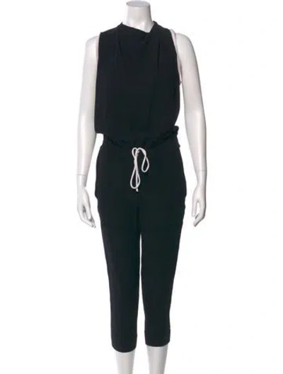 Pre-owned Helmut Lang Crew Neck Jumpsuit In Black