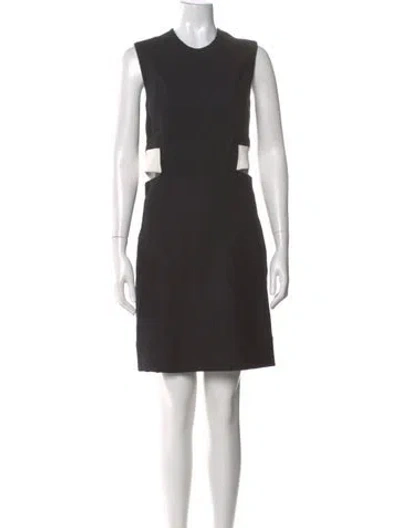 Pre-owned Helmut Lang Crew Neck Knee-length Dress In Gray