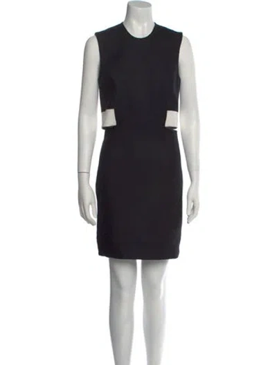 Pre-owned Helmut Lang Crew Neck Knee-length Dress In Multi