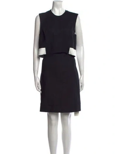 Pre-owned Helmut Lang Crew Neck Knee-length Dress In Multi