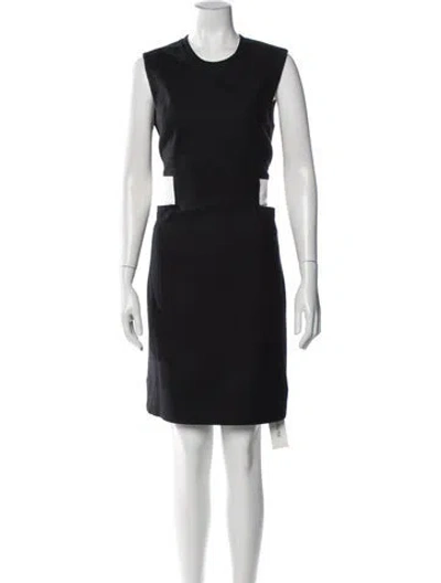 Pre-owned Helmut Lang Crew Neck Knee-length Dress In Multi
