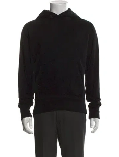 Pre-owned Helmut Lang Crew Neck Long Sleeve Hoodie In Black