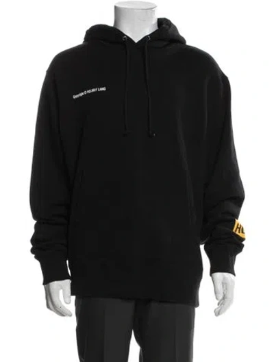 Pre-owned Helmut Lang Crew Neck Long Sleeve Hoodie In Black