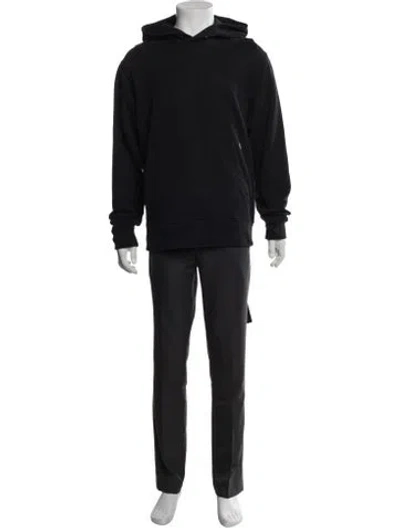 Pre-owned Helmut Lang Crew Neck Long Sleeve Hoodie In Black