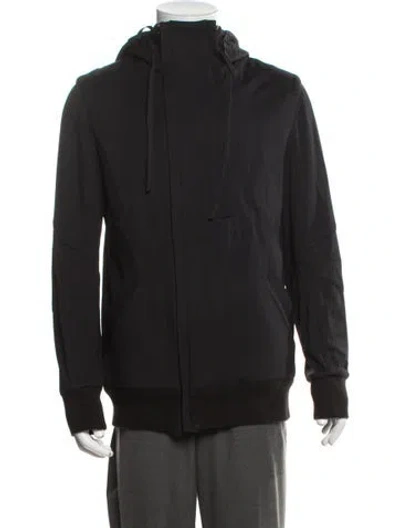 Pre-owned Helmut Lang Crew Neck Long Sleeve Hoodie In Black