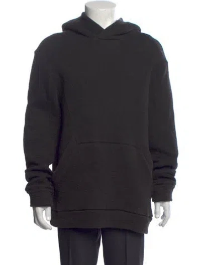 Pre-owned Helmut Lang Crew Neck Long Sleeve Hoodie In Black