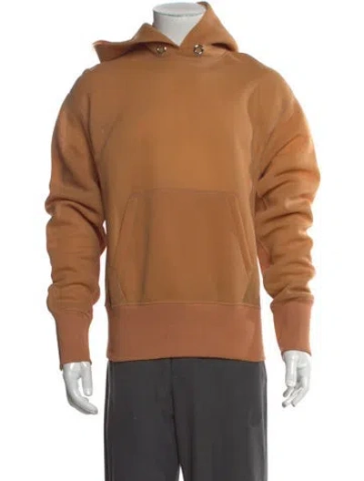 Pre-owned Helmut Lang Crew Neck Long Sleeve Hoodie In Brown