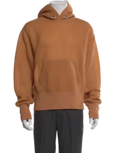 Pre-owned Helmut Lang Crew Neck Long Sleeve Hoodie In Brown