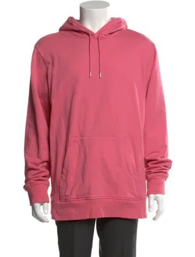 Pre-owned Helmut Lang Crew Neck Long Sleeve Hoodie In Pink