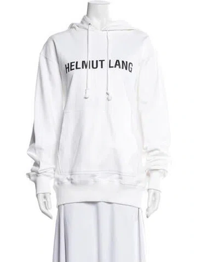Pre-owned Helmut Lang Crew Neck Long Sleeve Hoodie W/ Tags In White