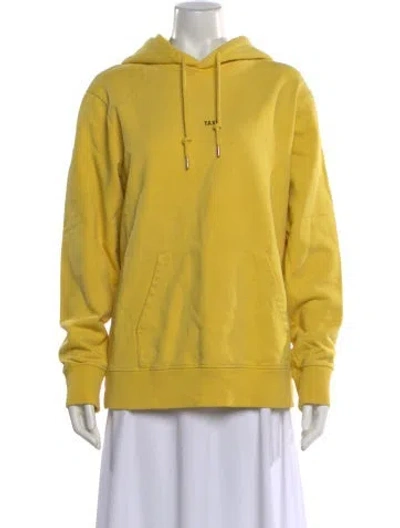 Pre-owned Helmut Lang Crew Neck Long Sleeve Hoodie In Yellow