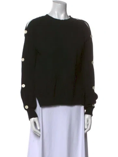 Pre-owned Helmut Lang Crew Neck Long Sleeve Sweatshirt In Black