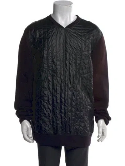 Pre-owned Helmut Lang Crew Neck Long Sleeve Sweatshirt In Black