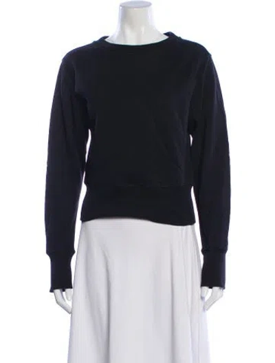 Pre-owned Helmut Lang Crew Neck Long Sleeve Sweatshirt In Black