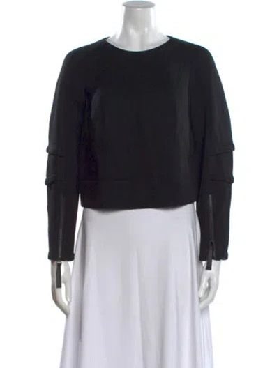 Pre-owned Helmut Lang Crew Neck Long Sleeve Sweatshirt In Black