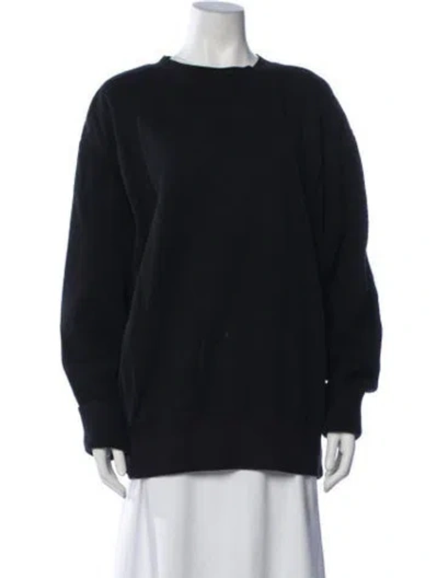 Pre-owned Helmut Lang Crew Neck Long Sleeve Sweatshirt In Black