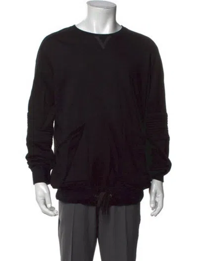 Pre-owned Helmut Lang Crew Neck Long Sleeve Sweatshirt In Black