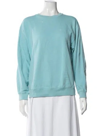 Pre-owned Helmut Lang Crew Neck Long Sleeve Sweatshirt In Blue
