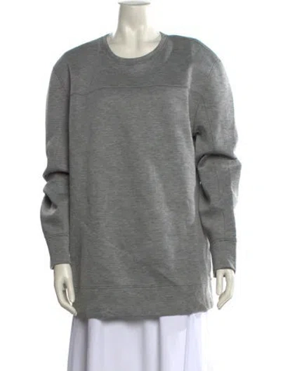 Pre-owned Helmut Lang Crew Neck Long Sleeve Sweatshirt In Gray