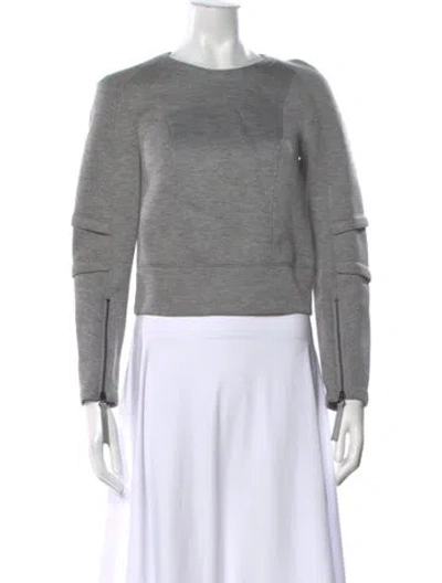 Pre-owned Helmut Lang Crew Neck Long Sleeve Sweatshirt In Grey