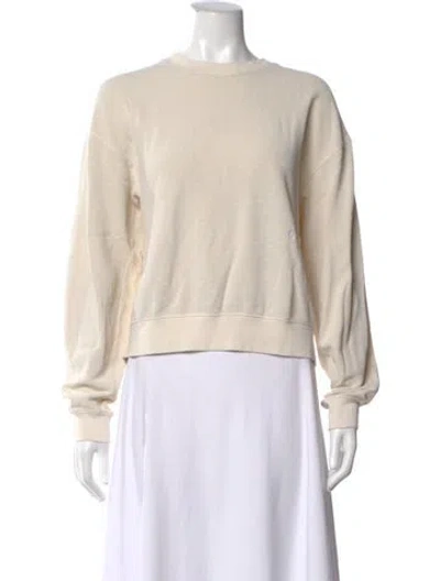 Pre-owned Helmut Lang Crew Neck Long Sleeve Sweatshirt In Neutrals