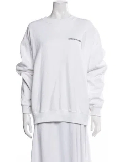 Pre-owned Helmut Lang Crew Neck Long Sleeve Sweatshirt In Neutrals
