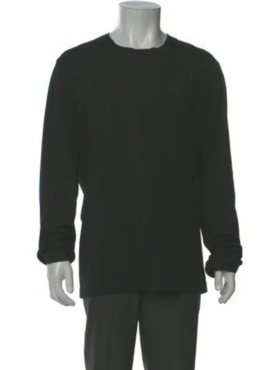 Pre-owned Helmut Lang Crew Neck Long Sleeve T-shirt In Black