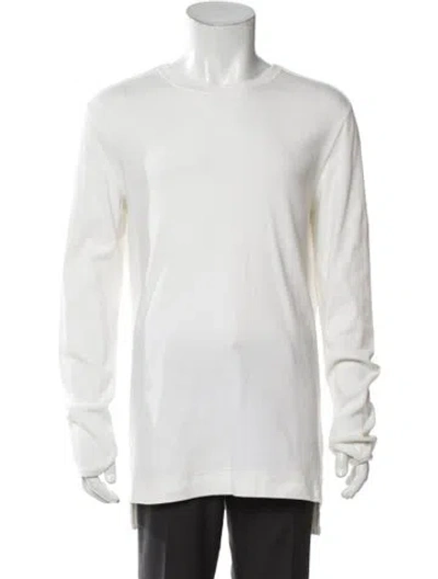 Pre-owned Helmut Lang Crew Neck Long Sleeve T-shirt In Neutral