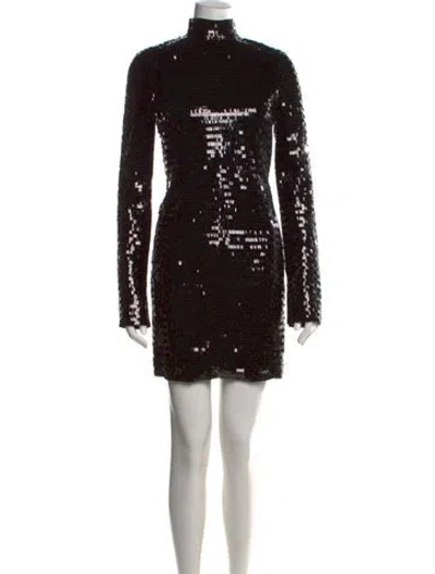 Pre-owned Helmut Lang Crew Neck Midi Length Dress W/ Tags In Black