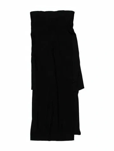 Pre-owned Helmut Lang Crew Neck Mini Dress In Black