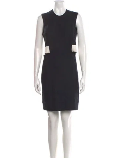 Pre-owned Helmut Lang Crew Neck Mini Dress In Multi