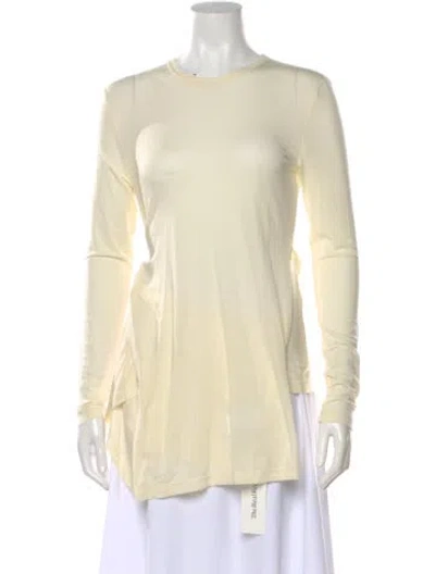 Pre-owned Helmut Lang Crew Neck Mini Dress In Neutral