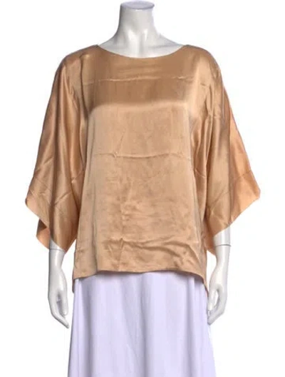 Pre-owned Helmut Lang Crew Neck Short Sleeve Top In Neutral