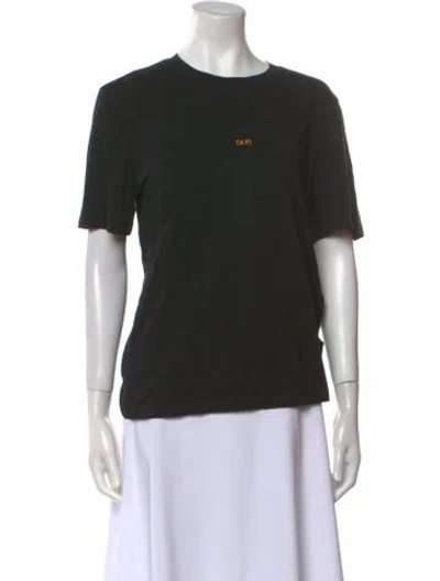 Pre-owned Helmut Lang Crew Neck Short Sleeve T-shirt In Black