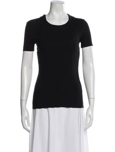 Pre-owned Helmut Lang Crew Neck Short Sleeve T-shirt In Black