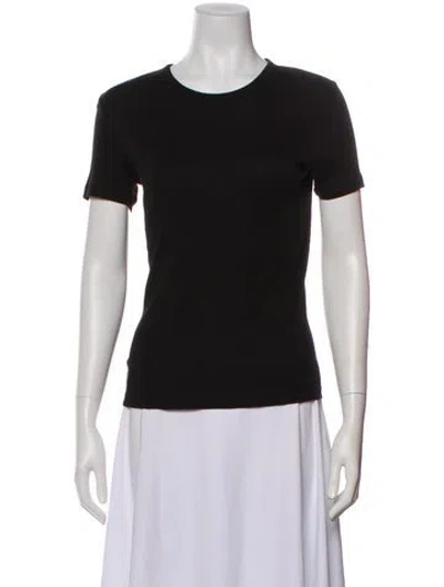 Pre-owned Helmut Lang Crew Neck Short Sleeve T-shirt In Black