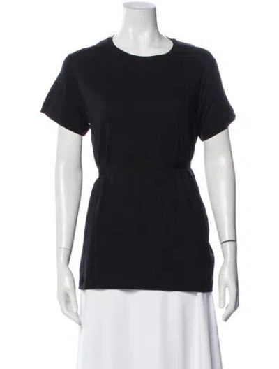Pre-owned Helmut Lang Crew Neck Short Sleeve T-shirt In Black