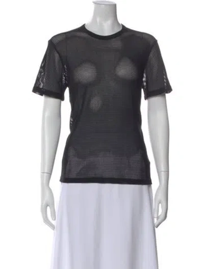 Pre-owned Helmut Lang Crew Neck Short Sleeve T-shirt In Black