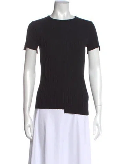 Pre-owned Helmut Lang Crew Neck Short Sleeve T-shirt In Black